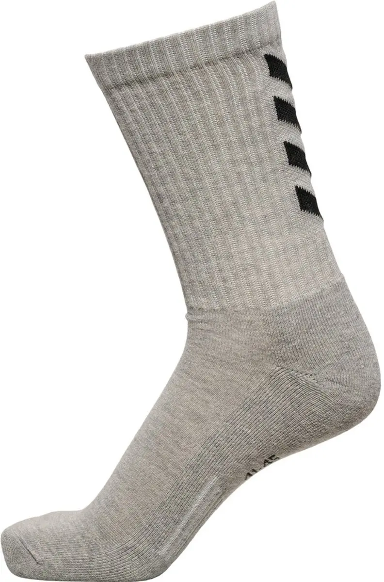Hummel Fundamental Sokken 32-35 - 3 Stuks - Grijs