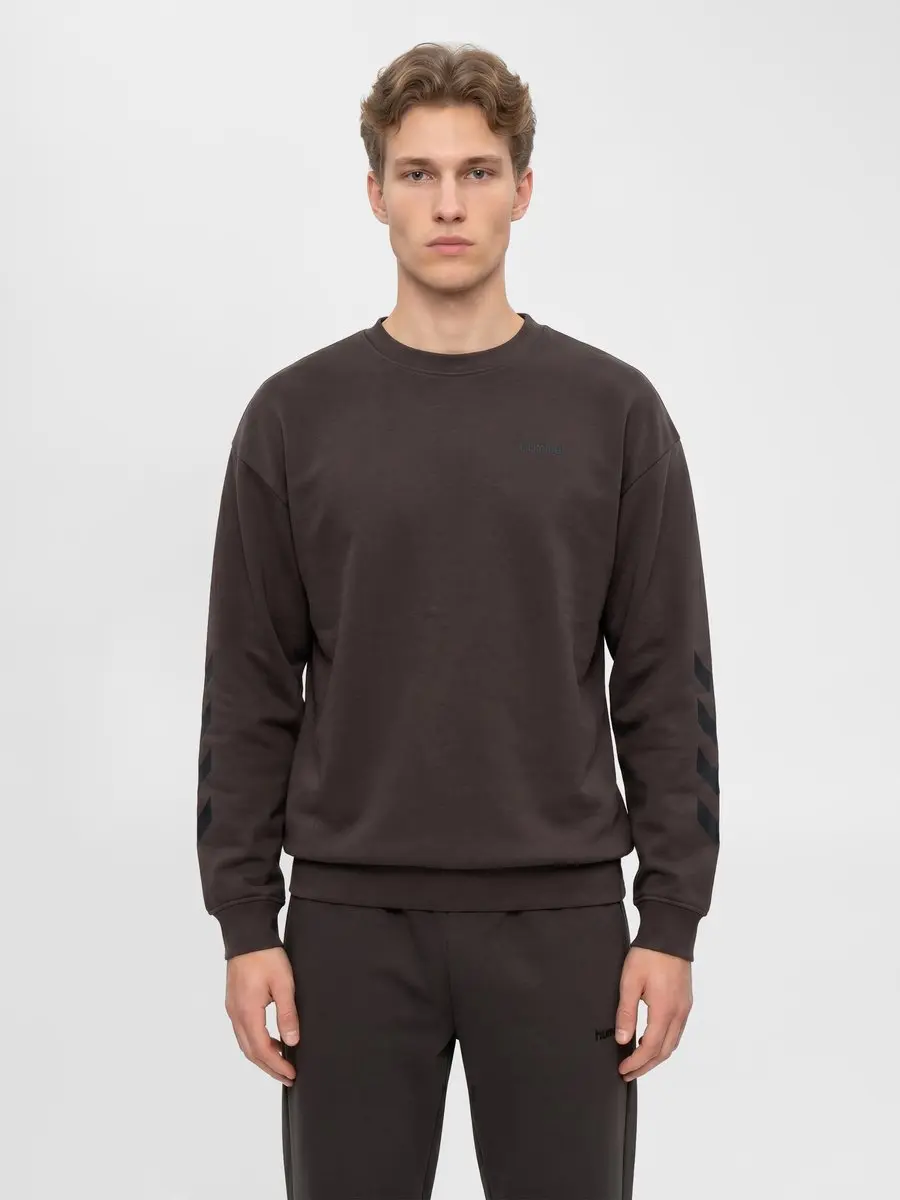 Hummel HMLkeeper Chevron Sweatshirt - XXL - Shale