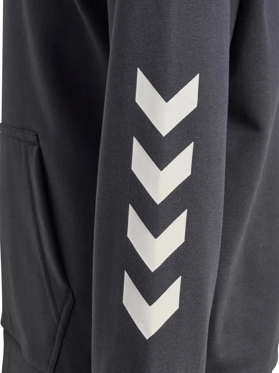 Hummel HMLJR Logo Hoodie - Ebony - 104