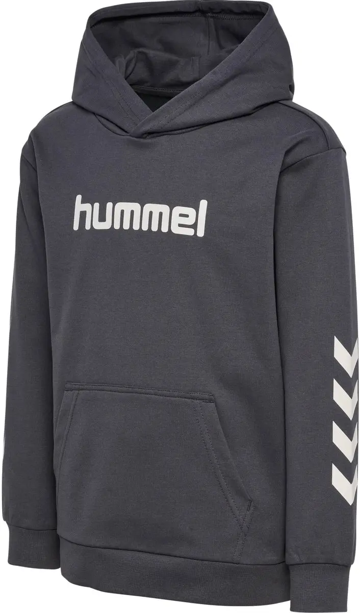 Hummel HMLJR Logo Hoodie - Ebony - 104