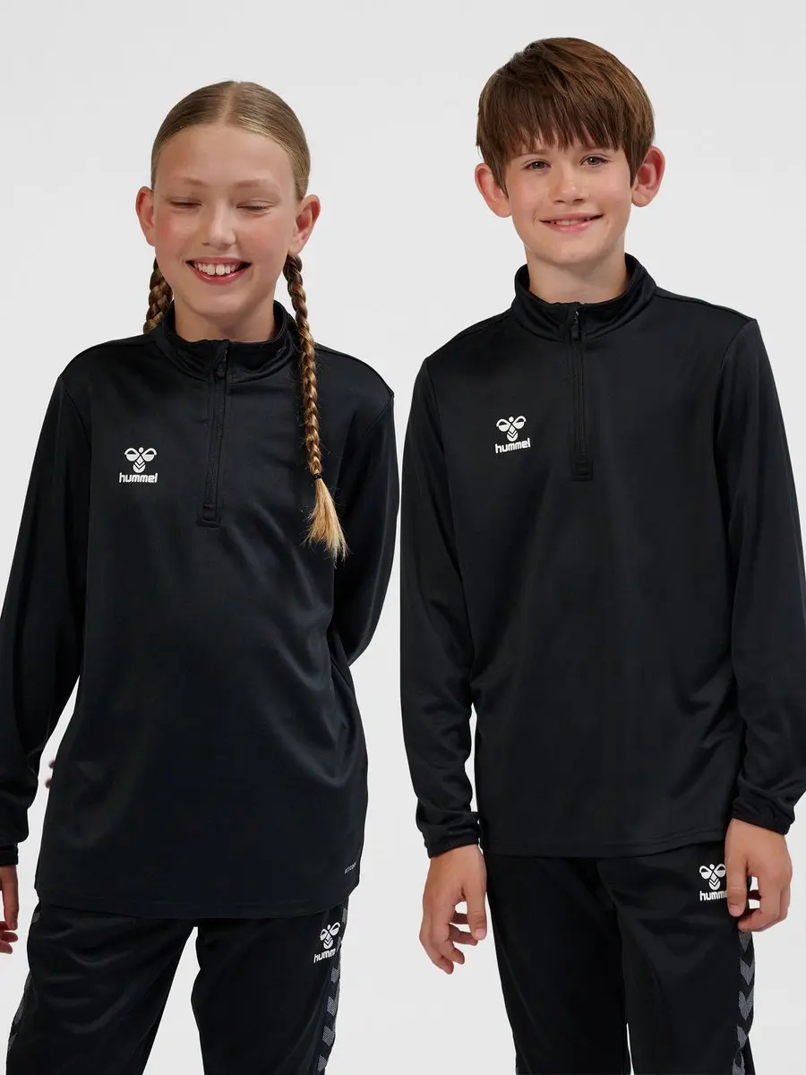 Hummel Hmlessential Half-Zip Kids Trainingsjas - 116 - Zwart