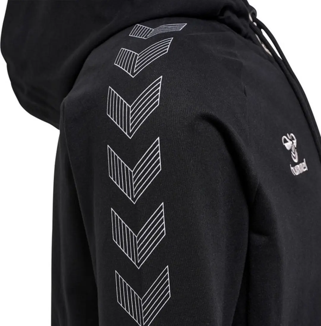 Hummel Move Grid Cotton Zip Hoodie M - Zwart