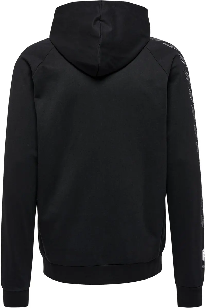 Hummel Move Grid Cotton Zip Hoodie M - Zwart - afbeelding 6 van 6