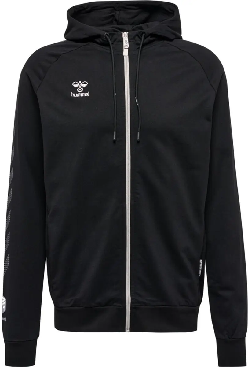 Hummel Move Grid Cotton Zip Hoodie M - Zwart