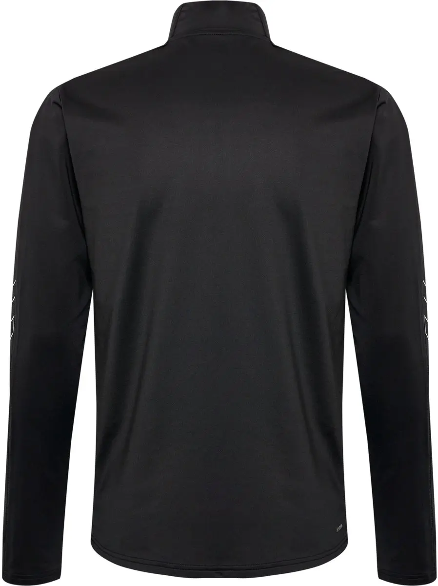 Hummel Hmlte Strength Half Zip T-shirt - L - Zwart
