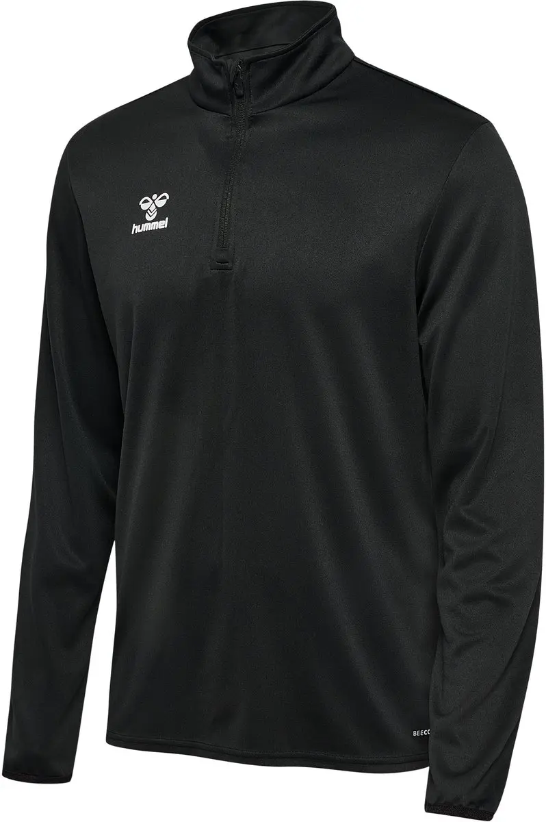 Hummel Hmlessential Half-Zip Langmouws Shirt - S - Zwart