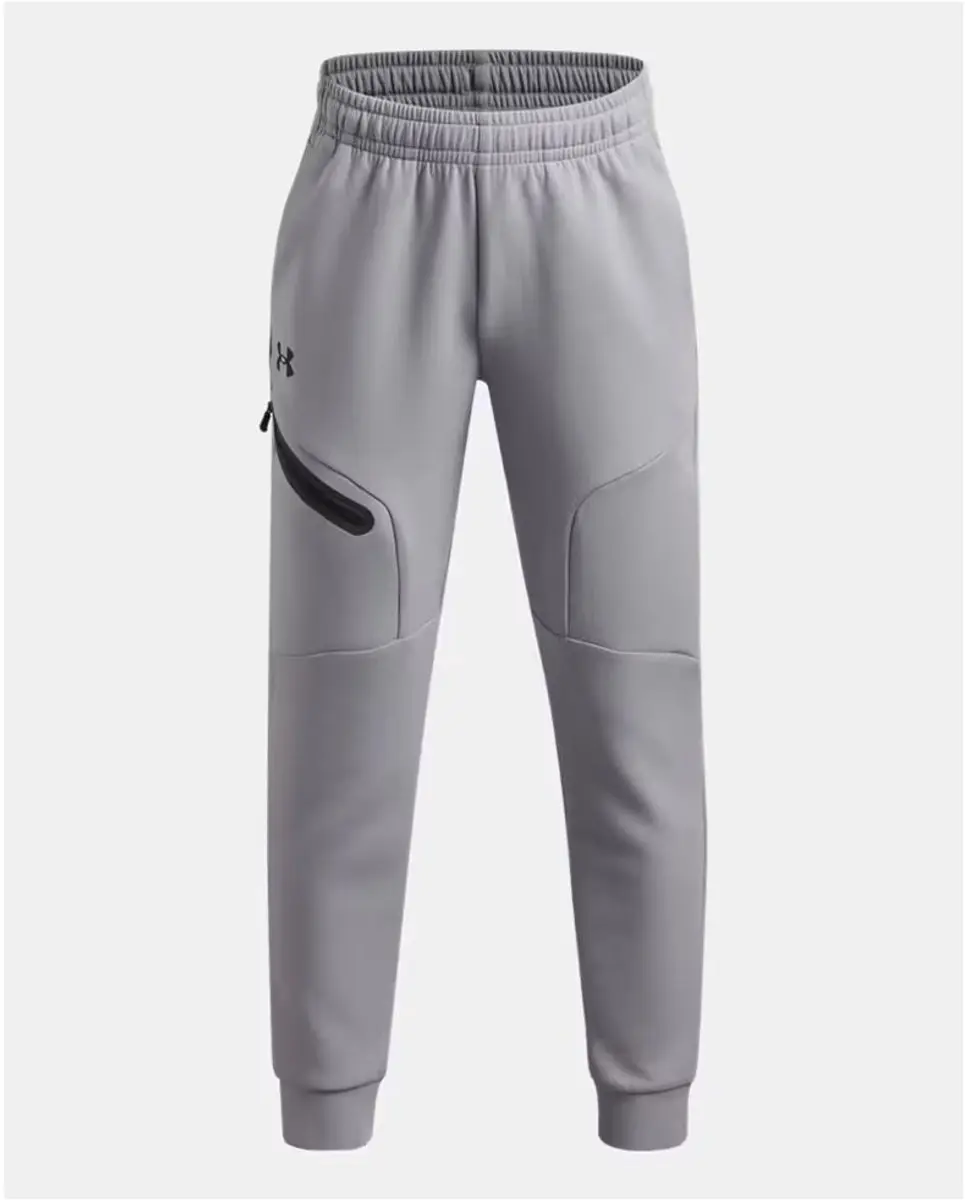 Under Armour Unstoppable Fleece Joggingbroek 140 - Grijs