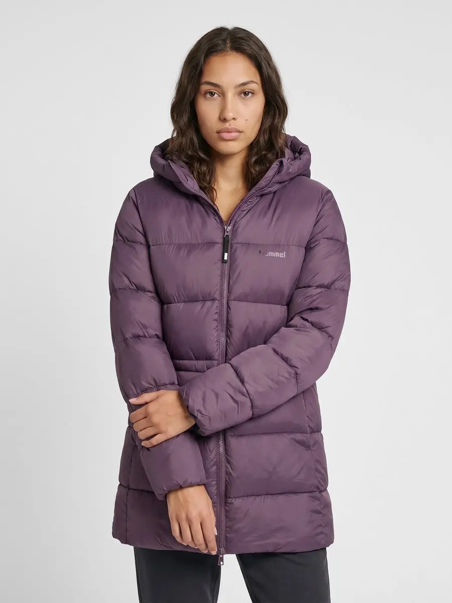 Hummel HMLMID LENGHT W Puffer Jacket - S - Black Plum
