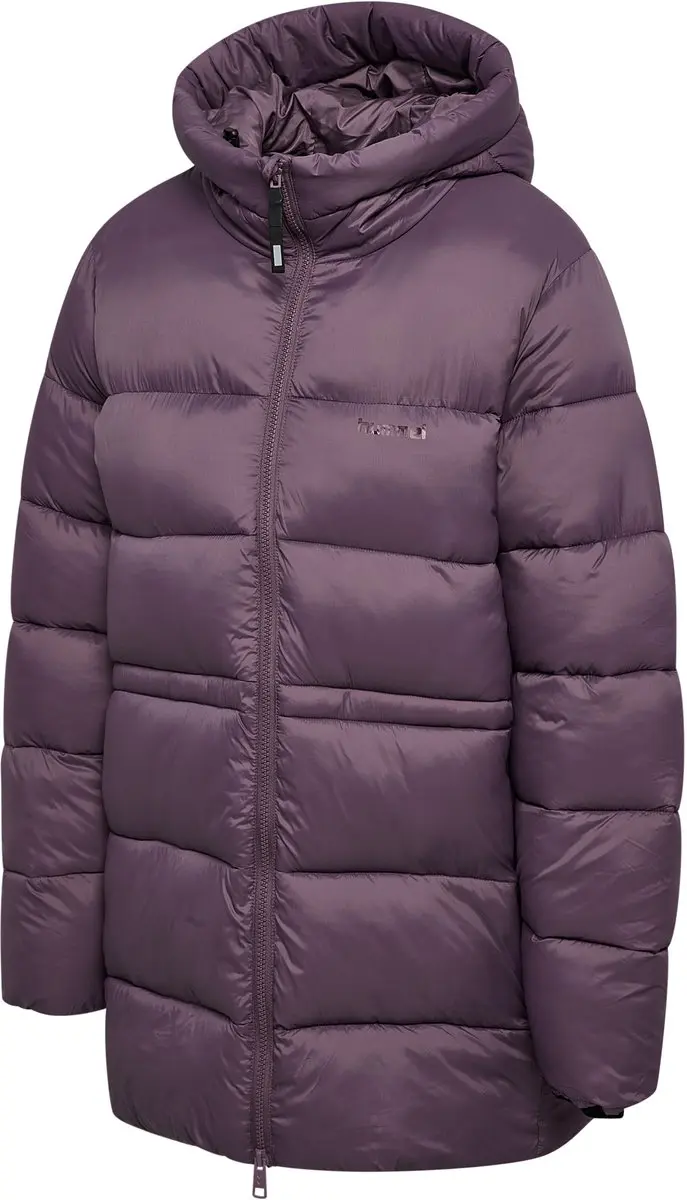 Hummel HMLMID LENGHT W Puffer Jacket - S - Black Plum