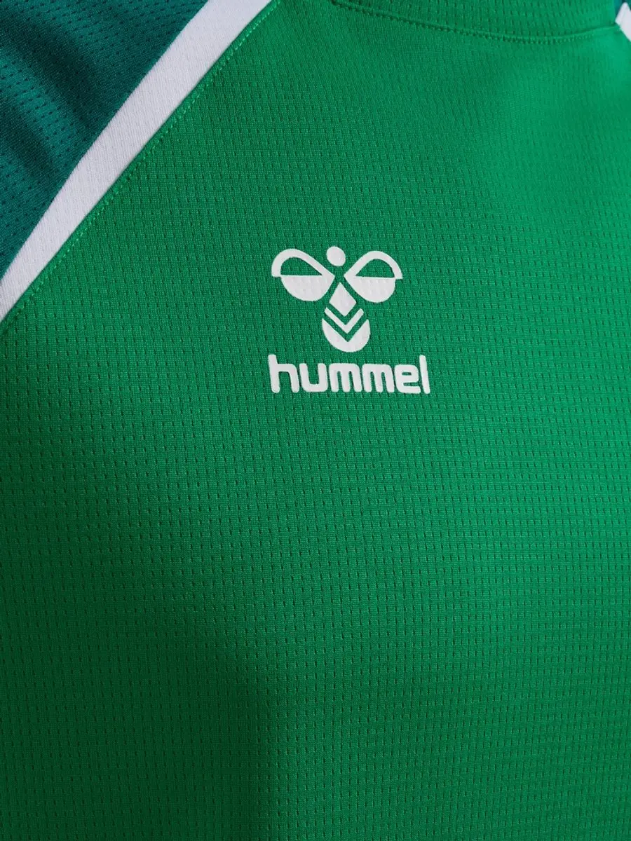Hummel Hmllead 2.0 Sportshirt 3XL - Jelly Bean/Evergreen