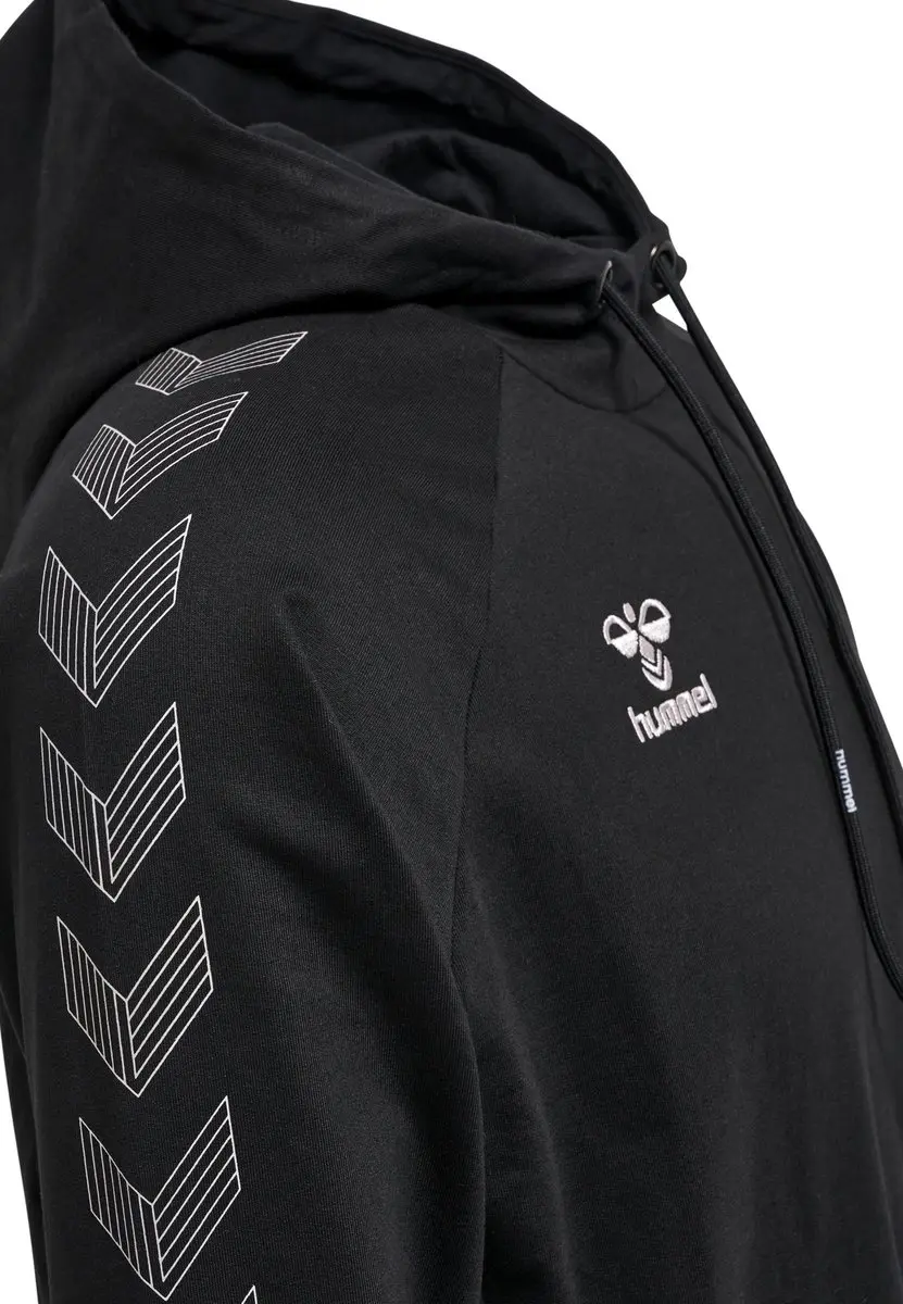 Hummel Move Grid Cotton Hoodie M - Zwart