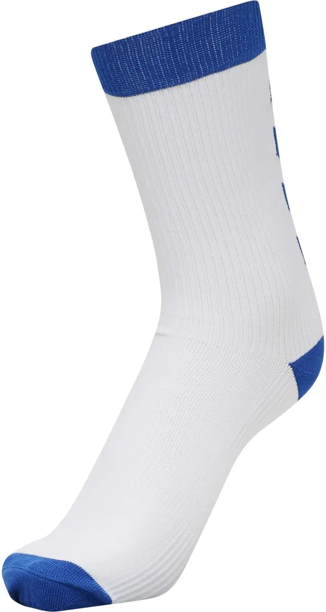 Hummel Element Indoor Sport Sokken - 2 Stuks - Witte/Blauwe