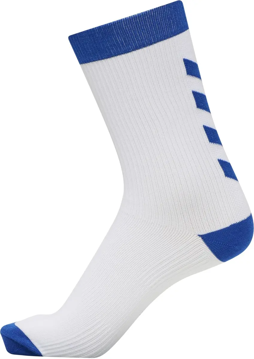 Hummel Element Indoor Sport Sokken - 2 Stuks - Witte/Blauwe