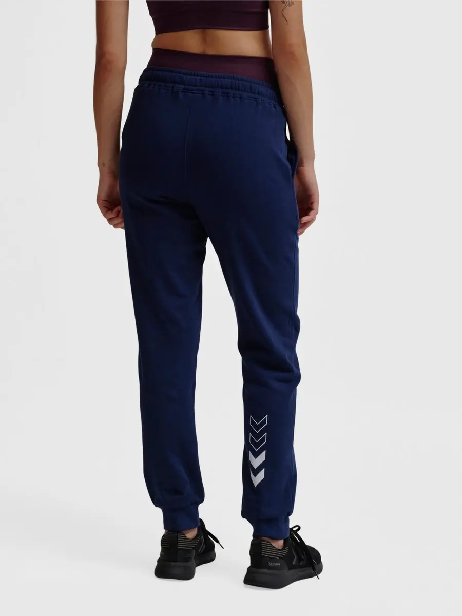 Hummel Hmlelemental Regular Pants Woman Trainingsbroek - XS - Dress Blues - afbeelding 6 van 6