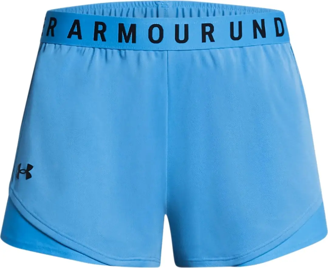 Under Armour Play Up 3.0 Twist Sportshort Dames - Blauw XS - afbeelding 6 van 6