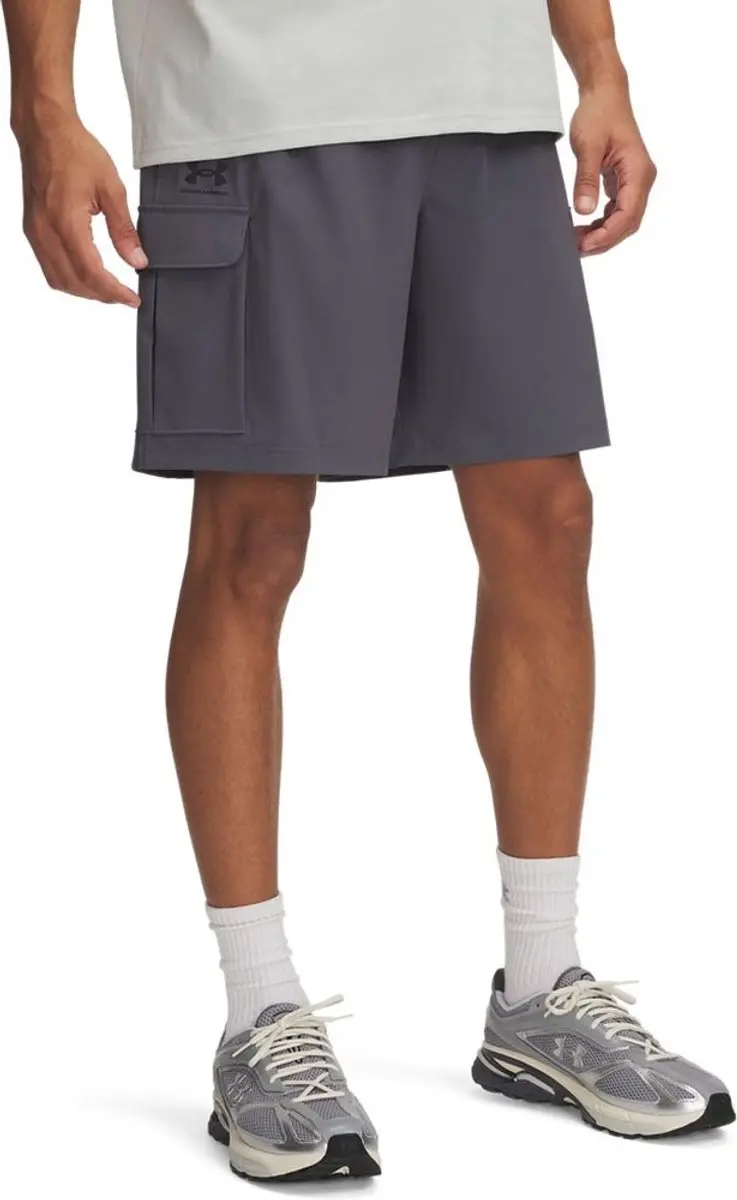 Under Armour Cargo Vibe Woven Short - Grijs XS