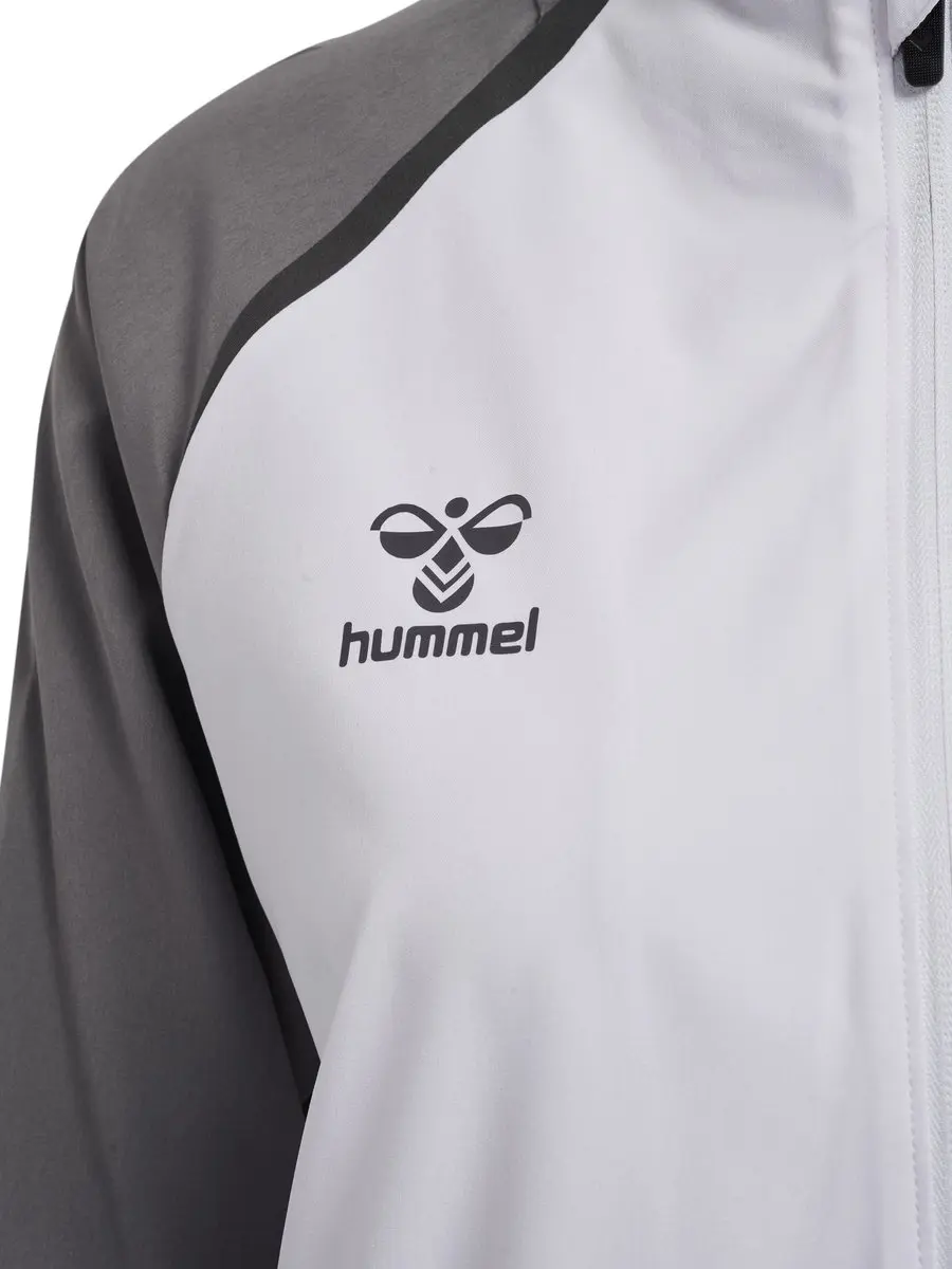 Hummel Hmllead 2.0 Woven Jacket Dames - L - Wit/Grijs