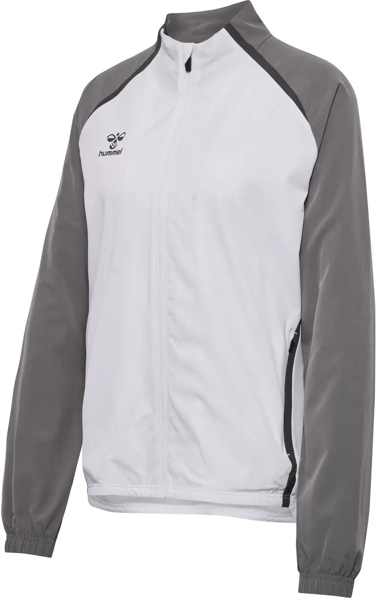 Hummel Hmllead 2.0 Woven Jacket Dames - L - Wit/Grijs