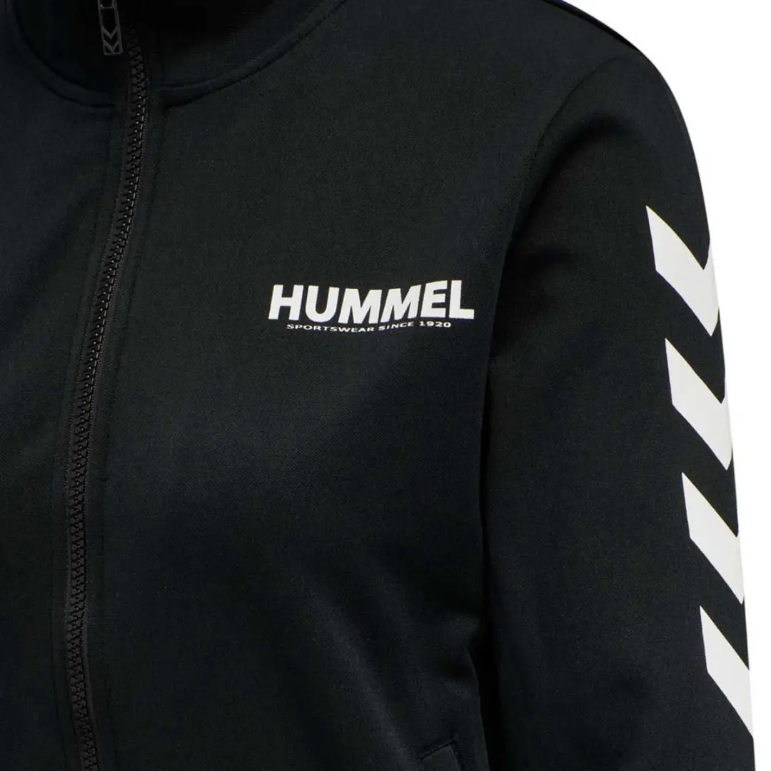 Hummel Hmllegacy Poly Woman Zip Jacket Trainingsjack - XS - Zwart