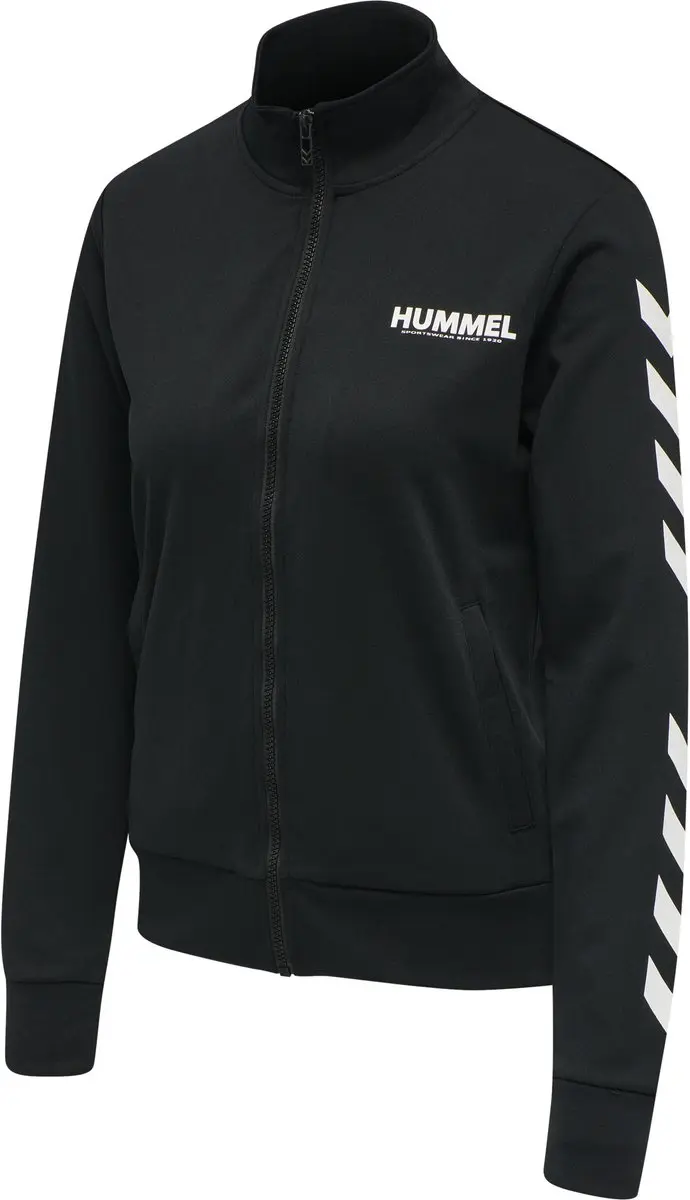 Hummel Hmllegacy Poly Woman Zip Jacket Trainingsjack - XS - Zwart