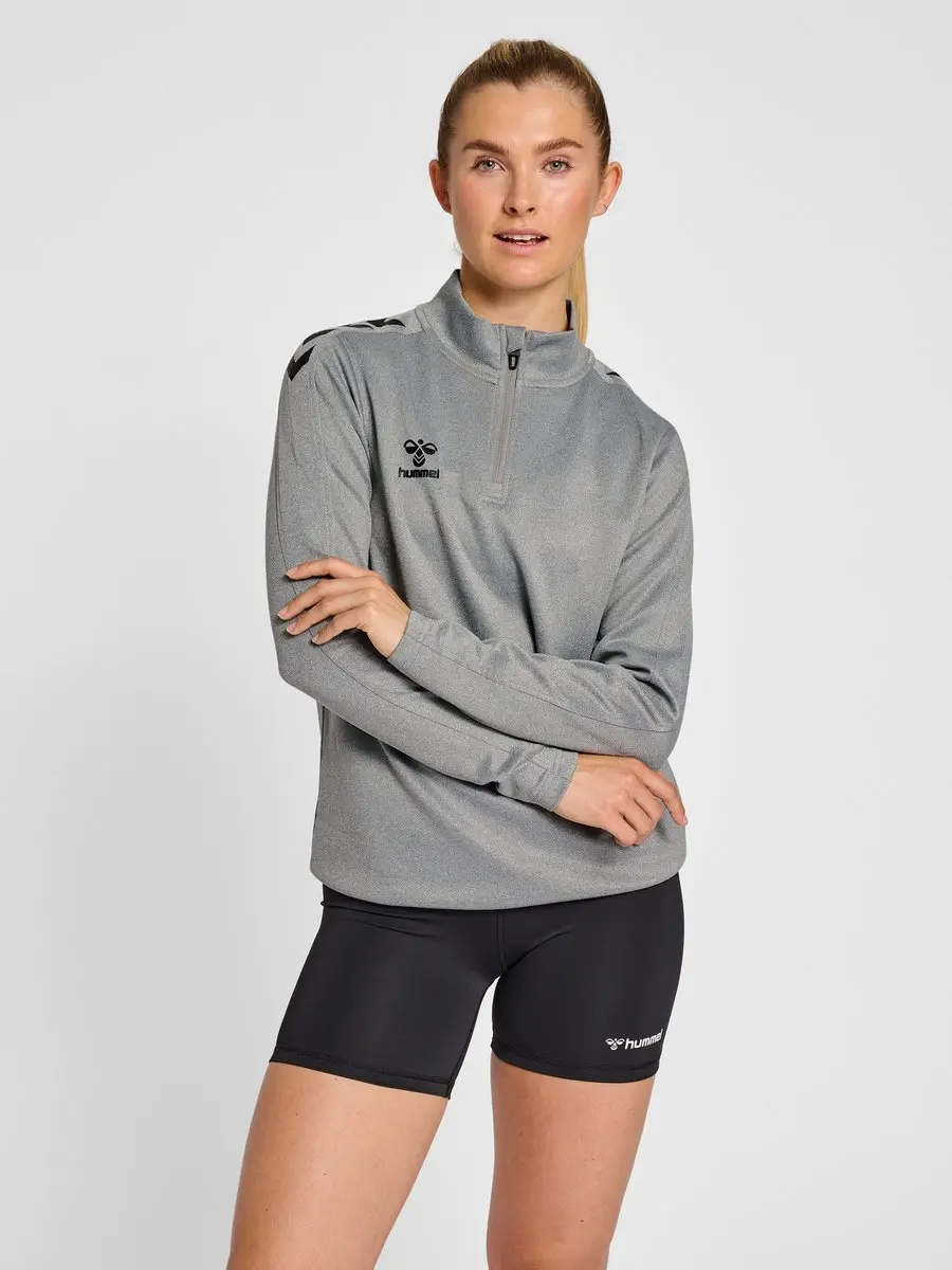 Hummel Core XK Half Zip Sweat Dames - Grijs L
