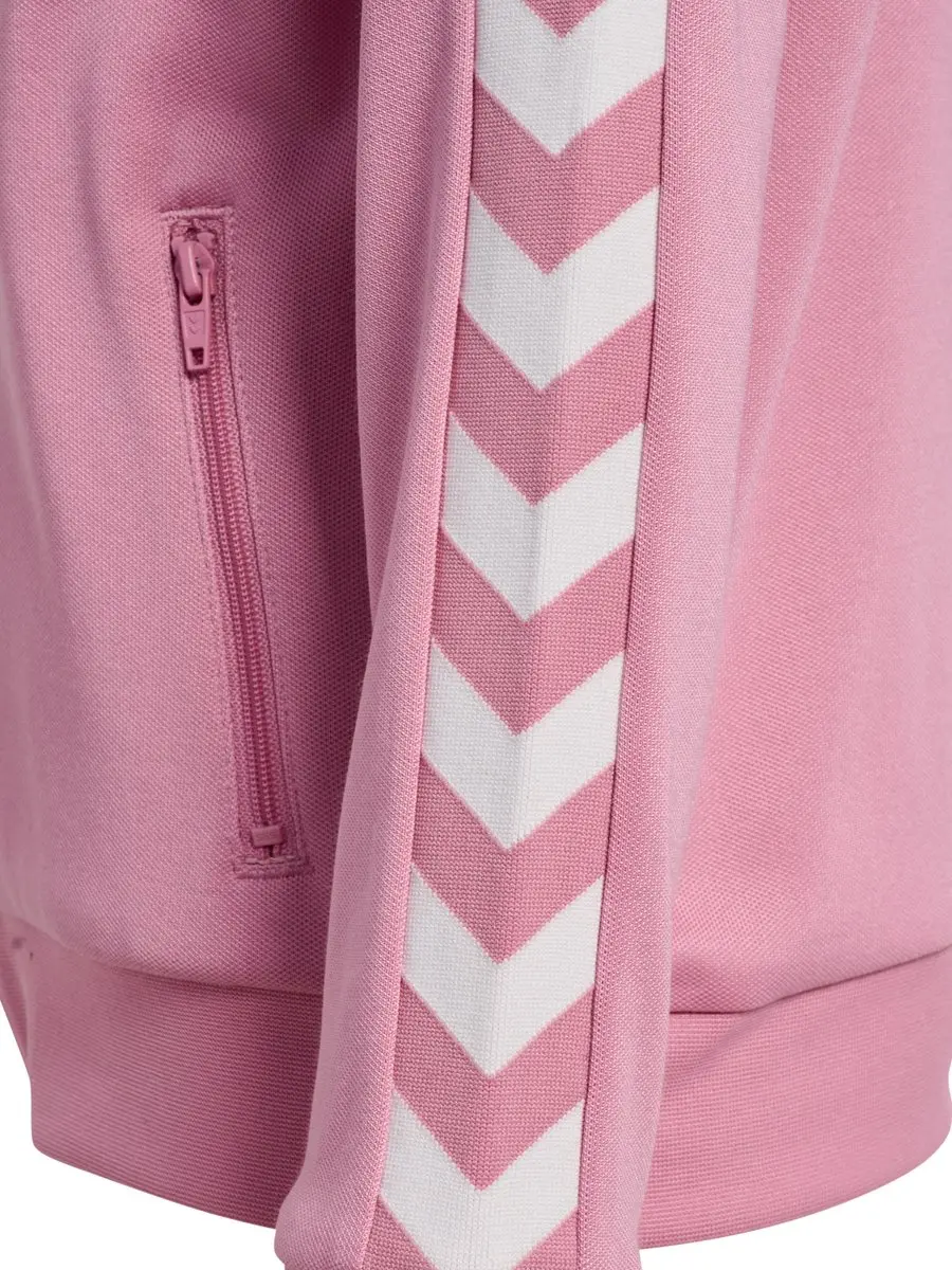 Hummel Archive Reg Poly Kinder Trainingspak - Polignac - Roze