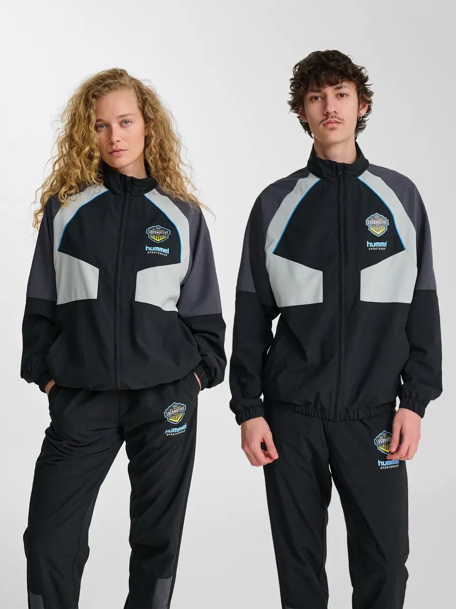 Hummel Hmlloose Track Zipjacket El Paso - M - Zwart