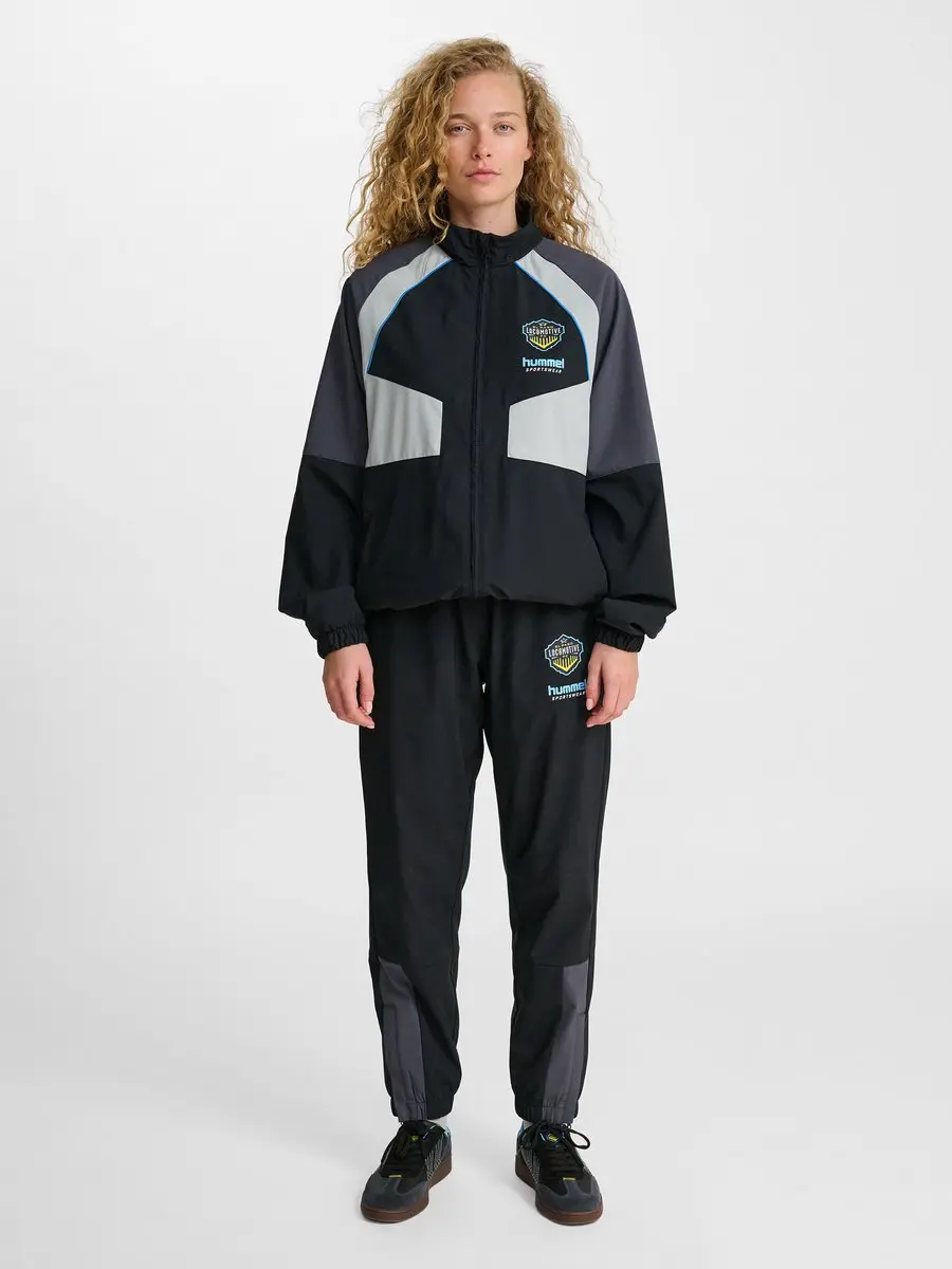 Hummel Hmlloose Track Zipjacket El Paso - M - Zwart - afbeelding 6 van 6