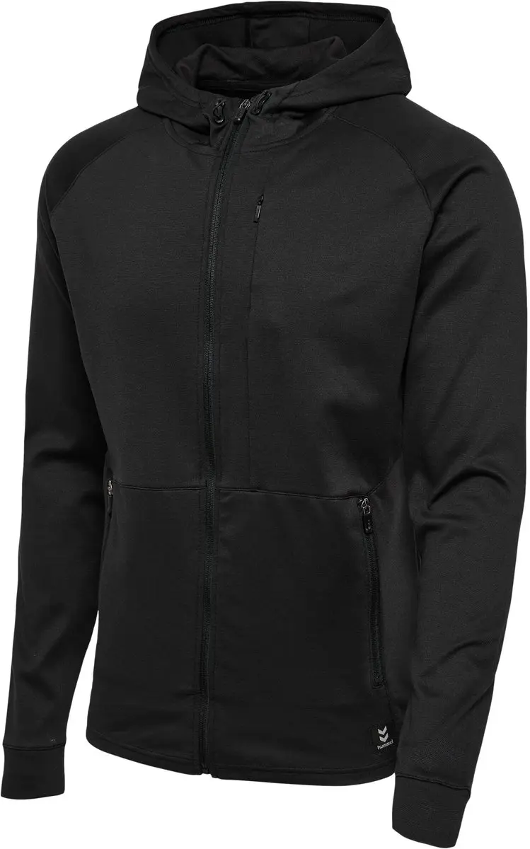 Hummel Hmlmt Interval Zip Hoodie 219167 - Trainingsjack XXL - Zwart