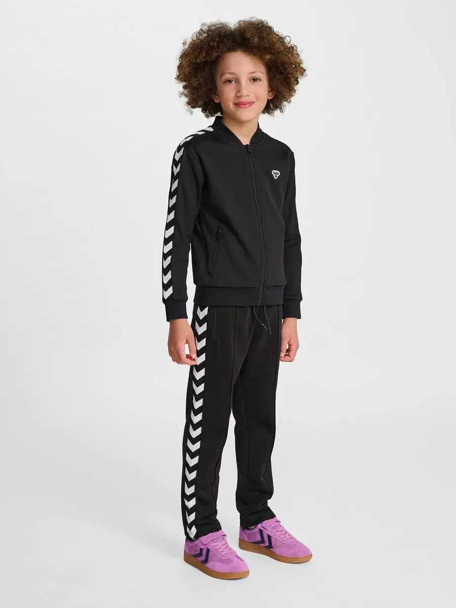 Hummel Archive Reg Poly Zip Kindertrainingsjas - Zwart - afbeelding 6 van 6