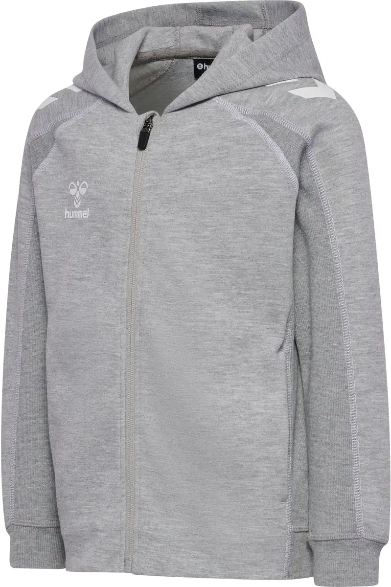 Hummel HMLMOVE 2.0 Zip Hoodie Kids - 152 - Grijs Melange