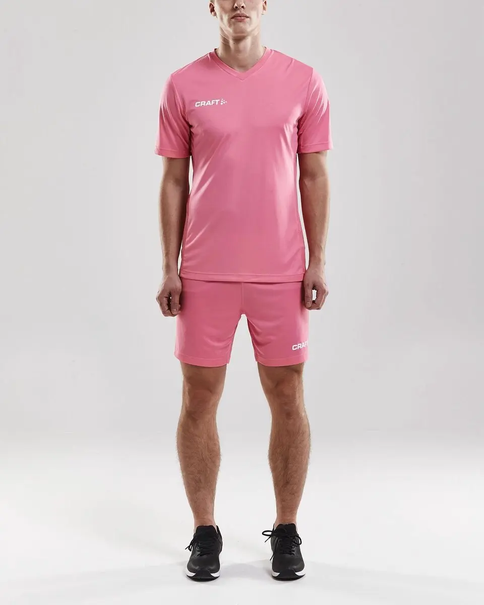 Craft Squad Jersey Solid - XXL - Roze/Wit