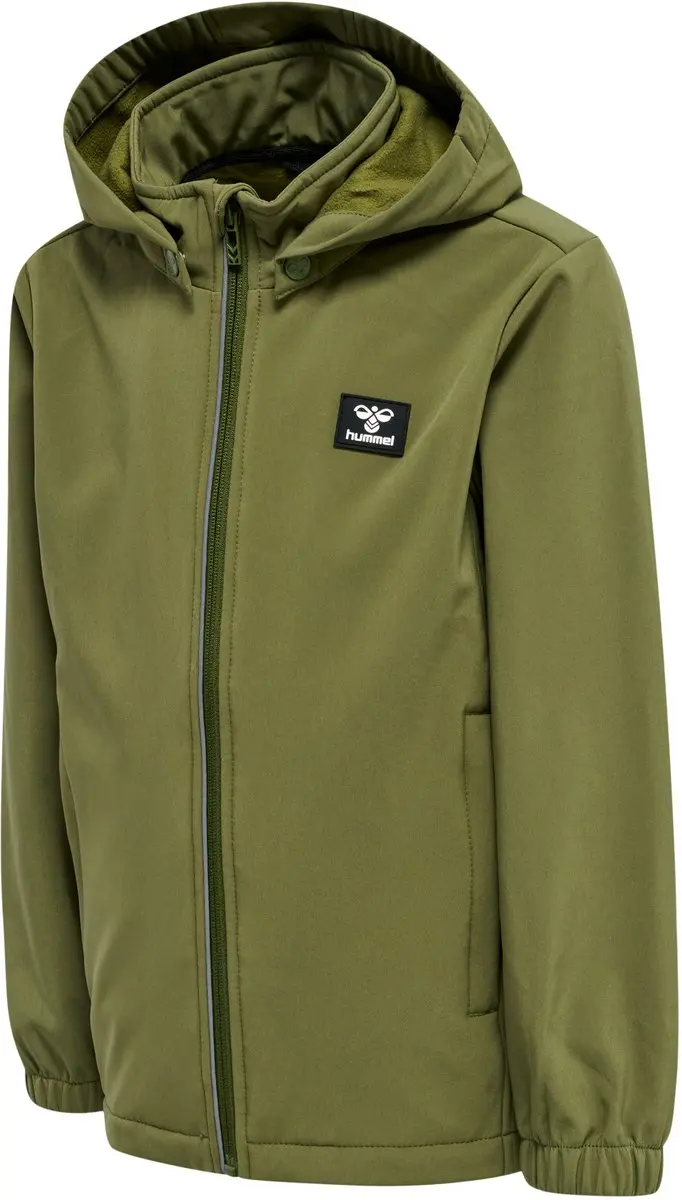 Hummel Mars Softshell Jacket Capulet - 110/116 - Olive - afbeelding 6 van 6