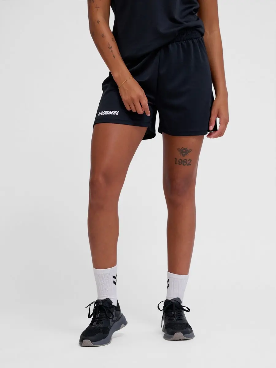 Hummel Hmlmulti Pl Shorts Woman 225908 Sportshort - XS - Zwart