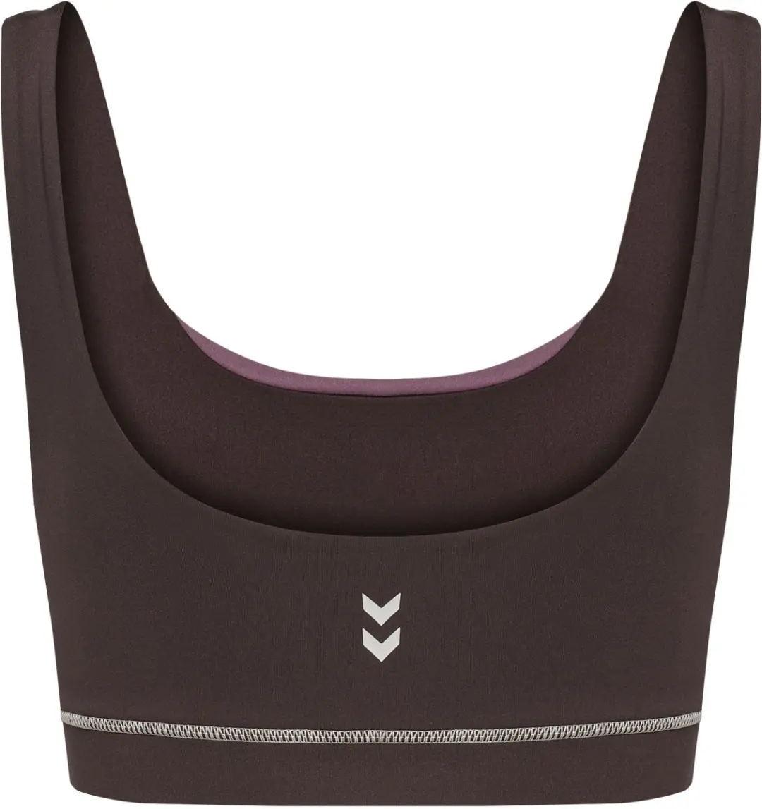 Hummel HMLPulse Retro Medium Support Bra - M - Shale