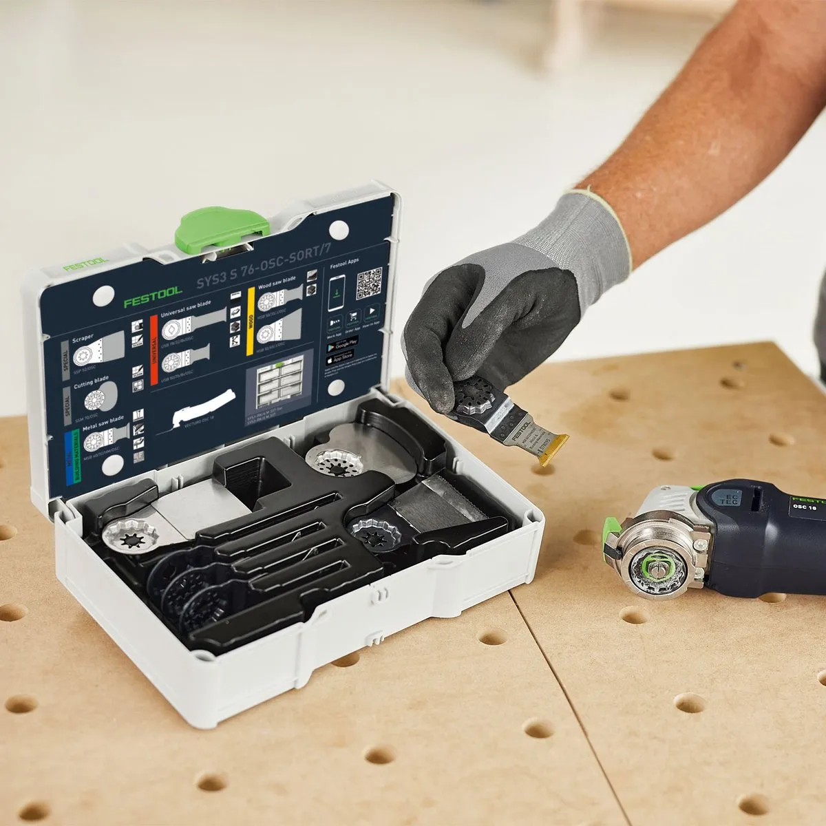 Festool SYS3 S 76-OSC-SORT Zaagbladenset