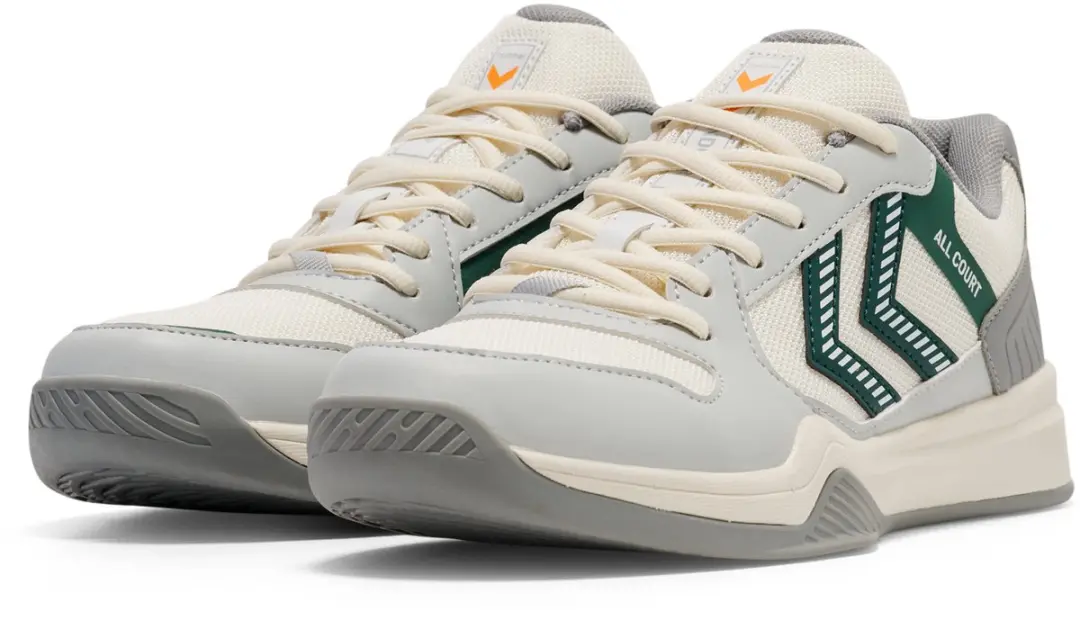 Hummel ALL COURT Schoen - Maat 43 - Wit/ Groen