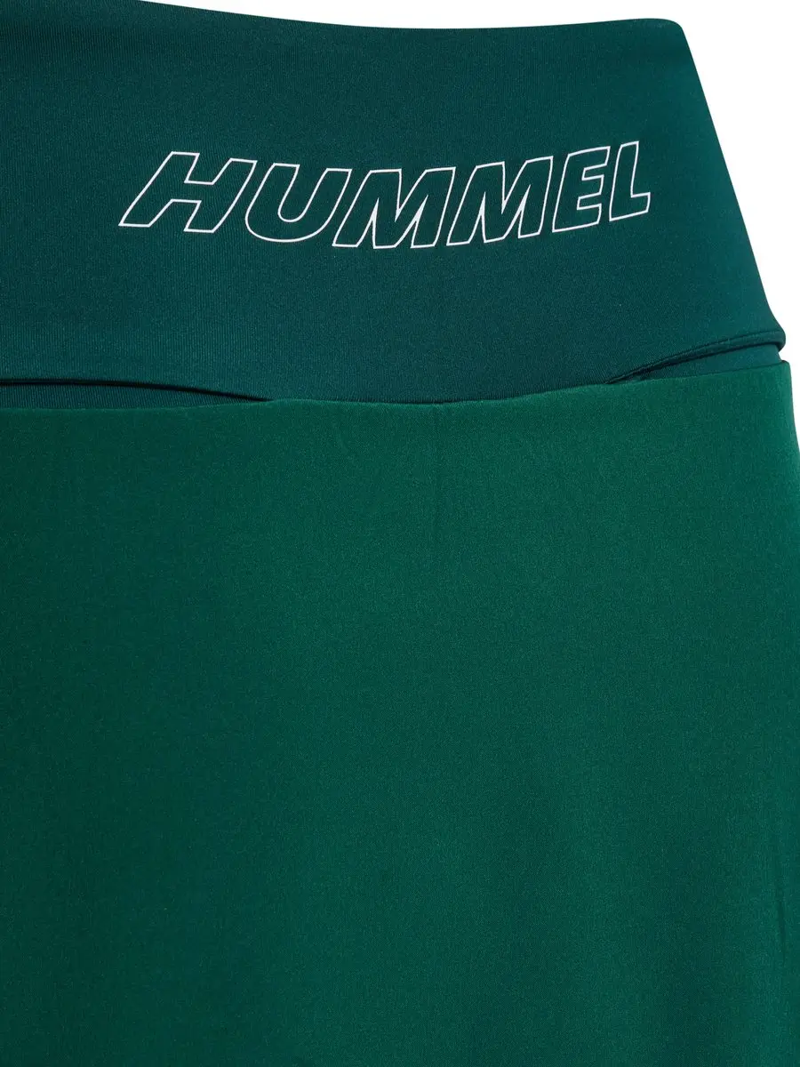 Hummel HML Court Mid Waist Pocket Skirt - L - Rain Forest