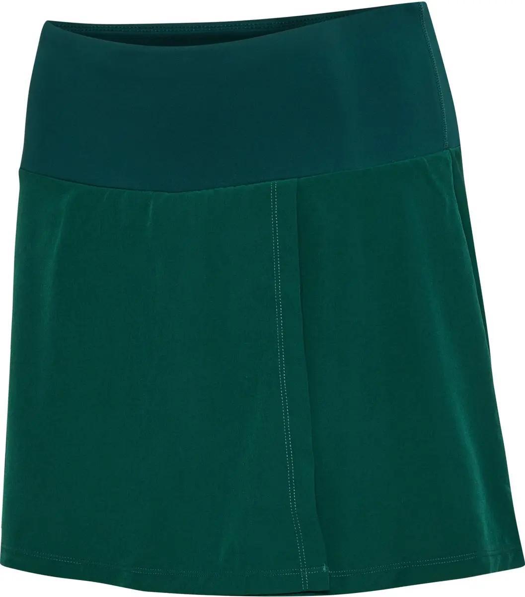 Hummel HML Court Mid Waist Pocket Skirt - L - Rain Forest
