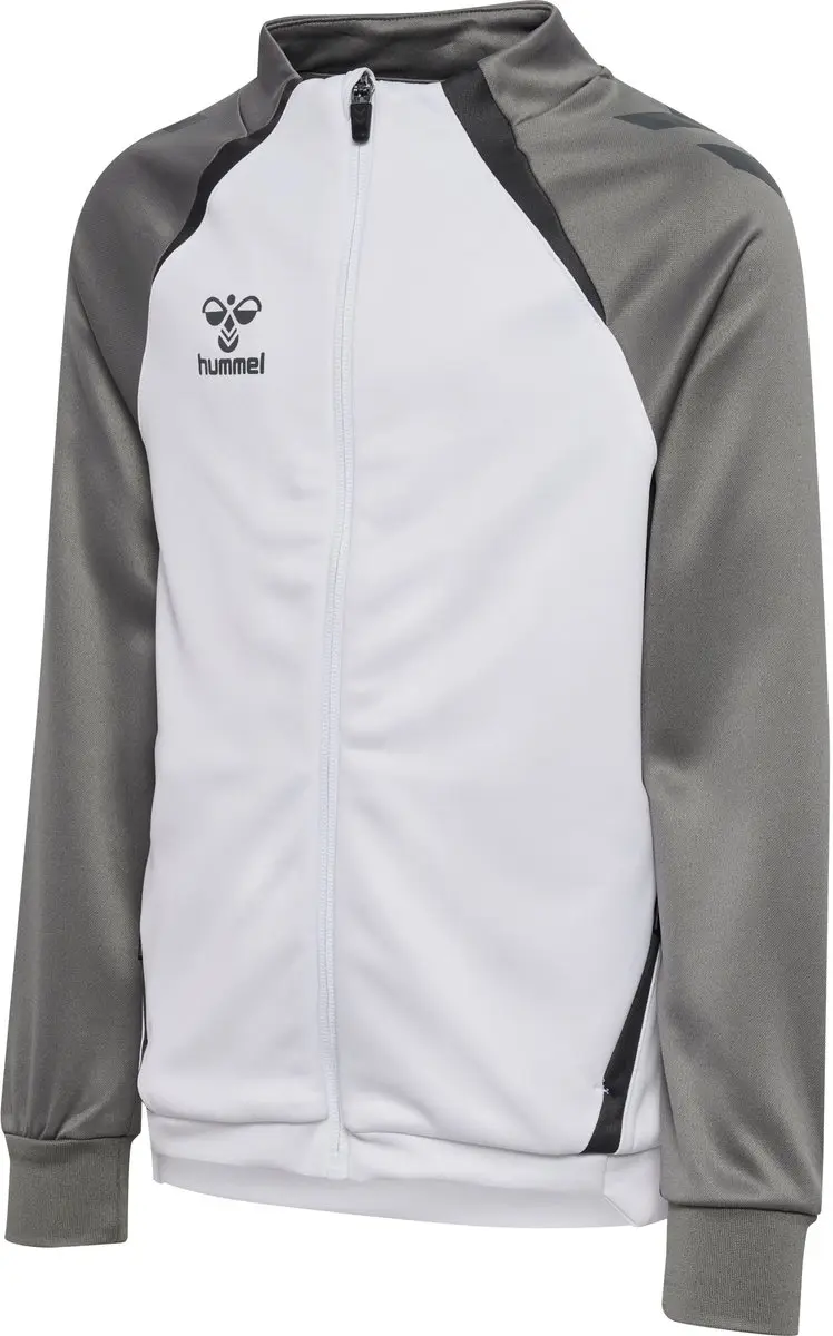Hummel Hmllead 2.0 Track Zip Jacket Kids 164 - White/Steel Gray