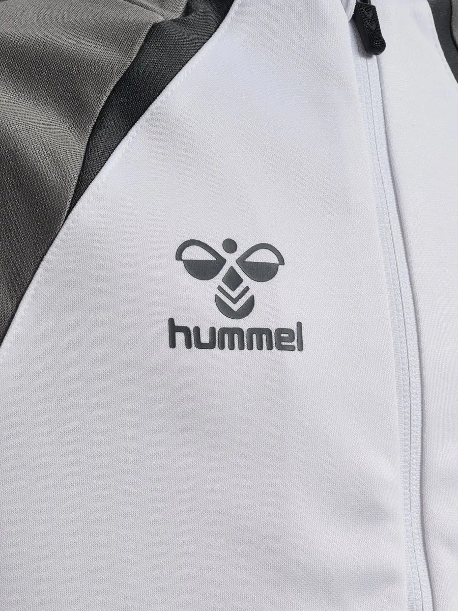 Hummel Hmllead 2.0 Track Zip Jacket Kids 164 - White/Steel Gray
