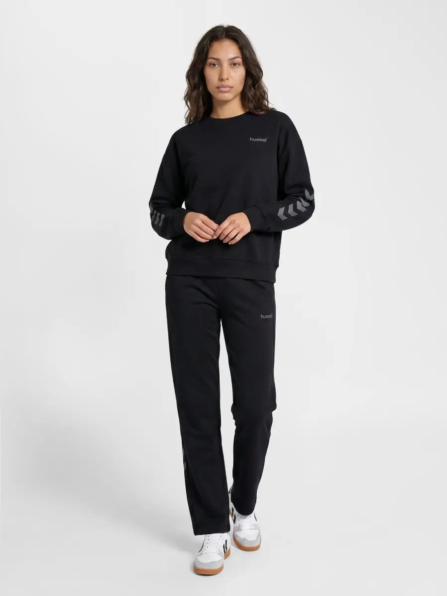 Hummel HMLkeeper Chevron W Crewneck - L - Zwart - afbeelding 6 van 6