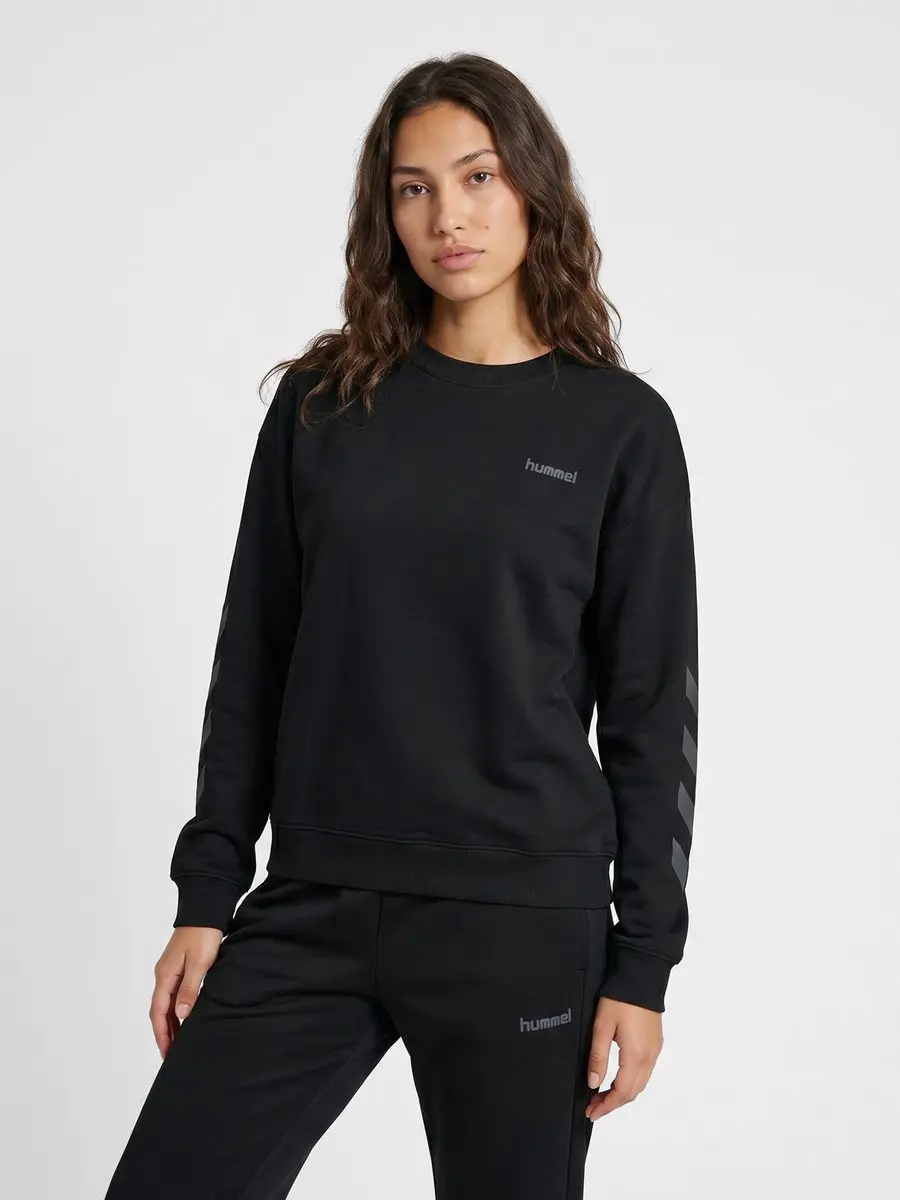 Hummel HMLkeeper Chevron W Crewneck - L - Zwart