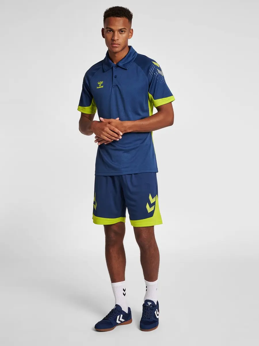 Hummel Lead Poly Short Heren Sportbroek navy S