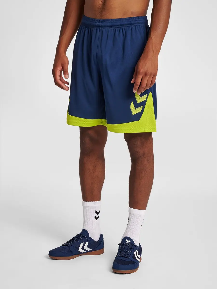 Hummel Lead Poly Short Heren Sportbroek navy S