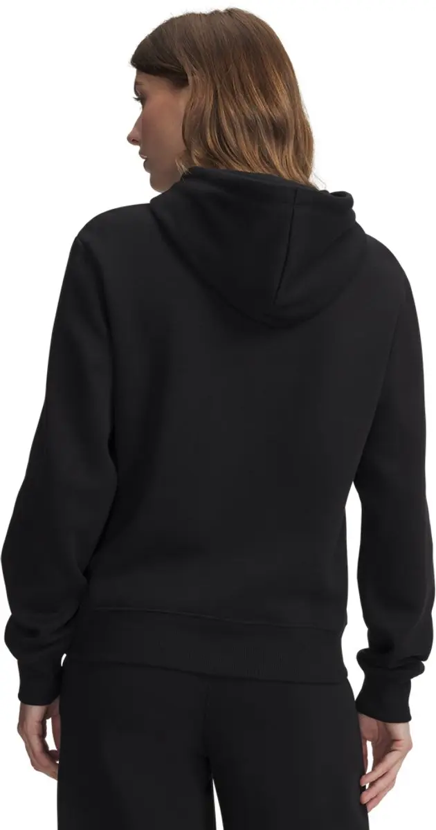 Under Armour Rival FLC Dames Hoodie - Zwart - afbeelding 5 van 6