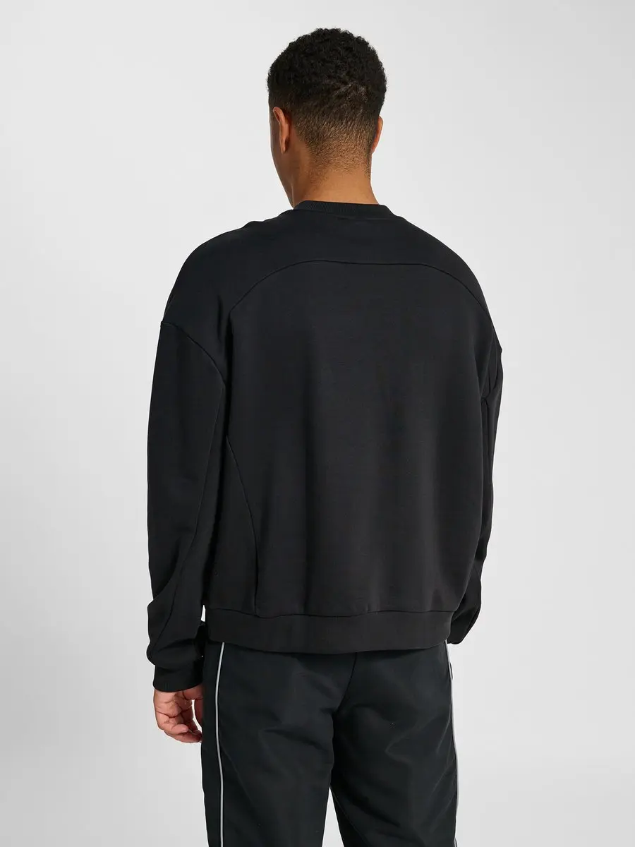 Hummel Hmlboxy Crew Logo Sweatshirt - Black - afbeelding 6 van 6