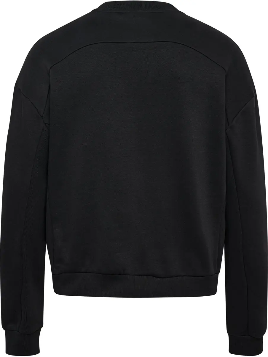 Hummel Hmlboxy Crew Logo Sweatshirt - Black