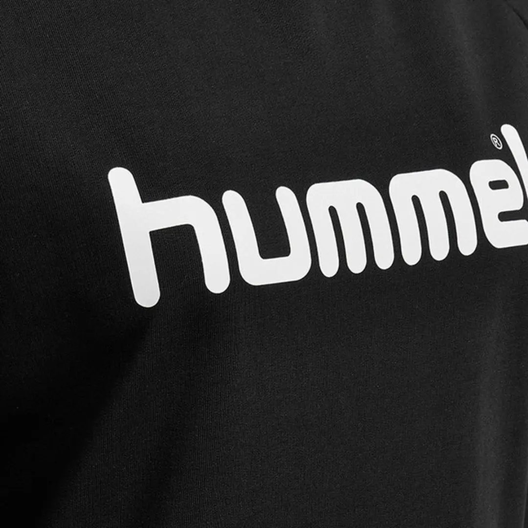 Hummel Go Cotton Logo Sporttrui Dames - XS - Zwart - afbeelding 6 van 6