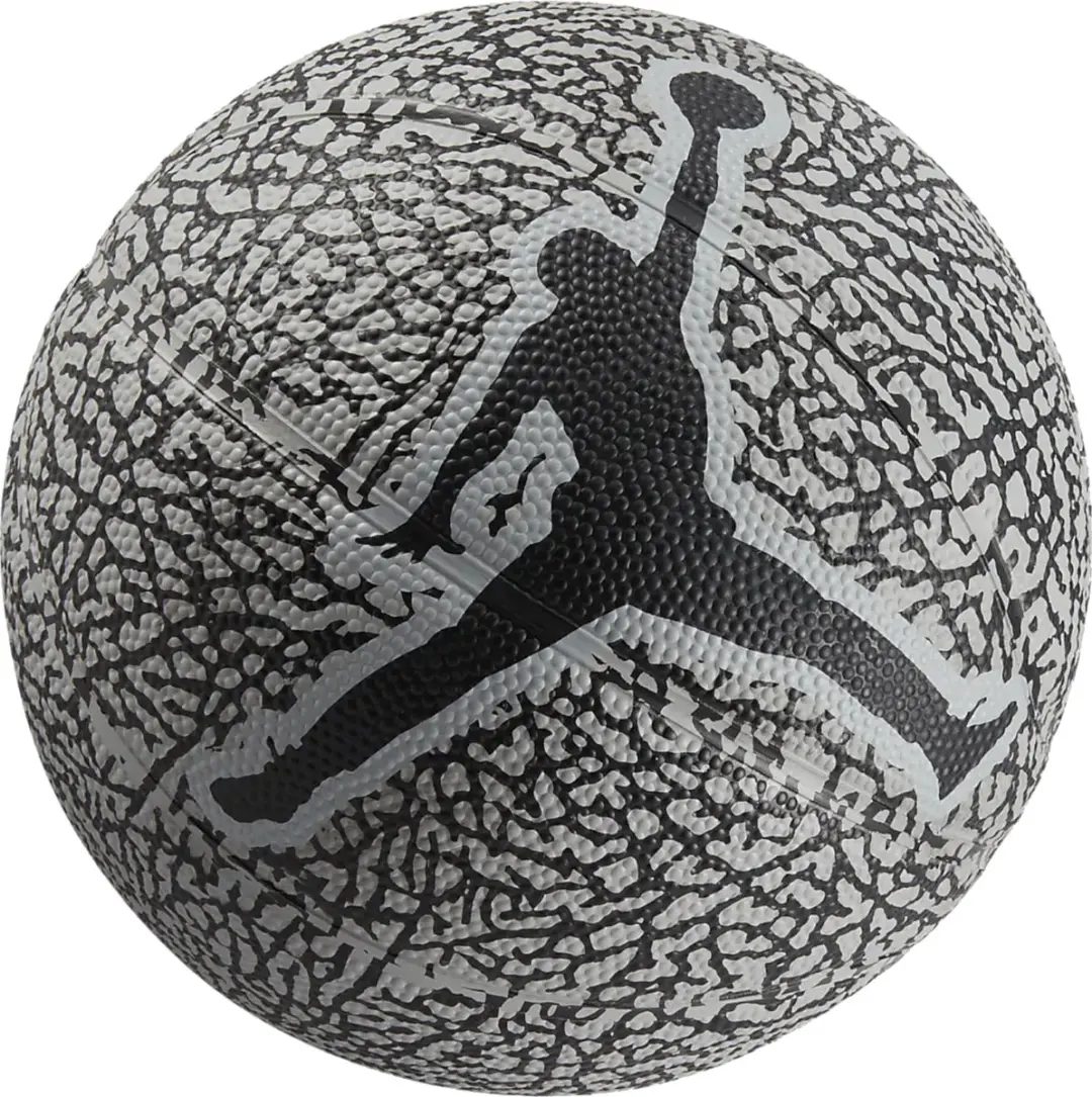 Jordan Mini Basketbal Maat 3 - Grijs/Zwart